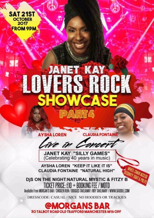 Janet Kay Lovers Rock Showcase Part 4 Manchester 21 Oct