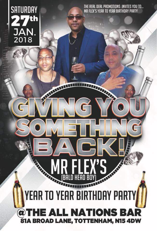 Mr Flex's Giving You Something Back @ All Nations Bar
