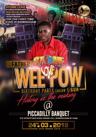 Father Wee Pow Birthday Stone Love Birmingham uk