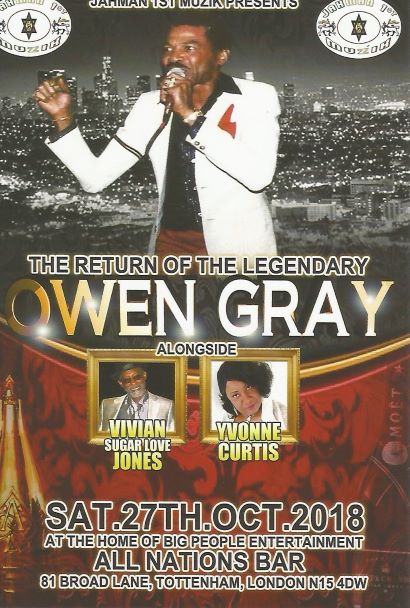 The Return Of The Legendary Owen Gray