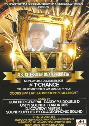 New Years Eve Party T Chances 2018