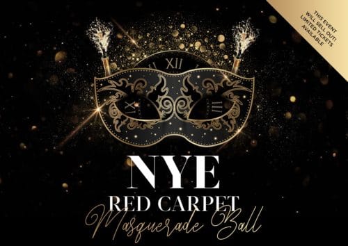 New Years Eve Red Carpet Masquerade Ball 2018 H Suite