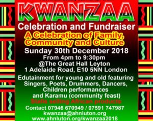 Kwanzaa Celebration and Fundraiser Celebration of Family 30 Dec