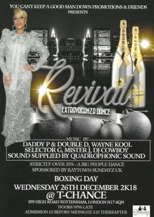 Boxing Day Revival Extravaganza A Revival Reggae Event