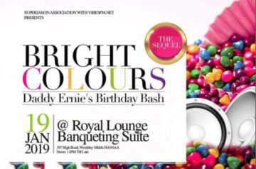 Daddy Ernies Birthday Bash | Bright Colours 2019 Royal Lounge