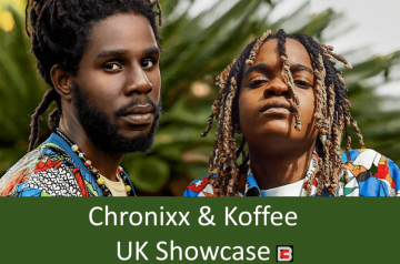 Concert Tickets Chronixx and Koffee UK Live Tour 2019 Zinc Fence Redemption Band