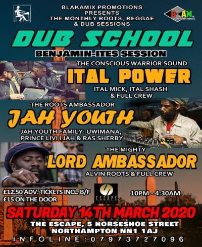 Roots rock reggae monthly dub school events