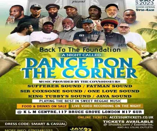A Night Called Dance Pon The Corner Reggae Event