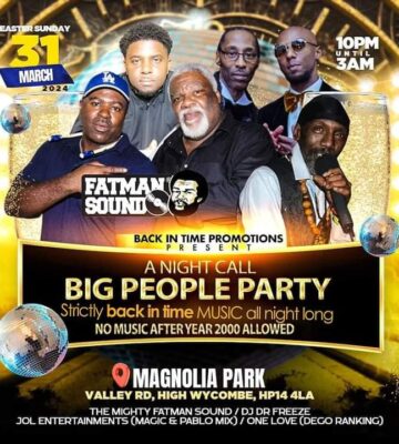 A Night Call Big People Party – Reggae Vibes