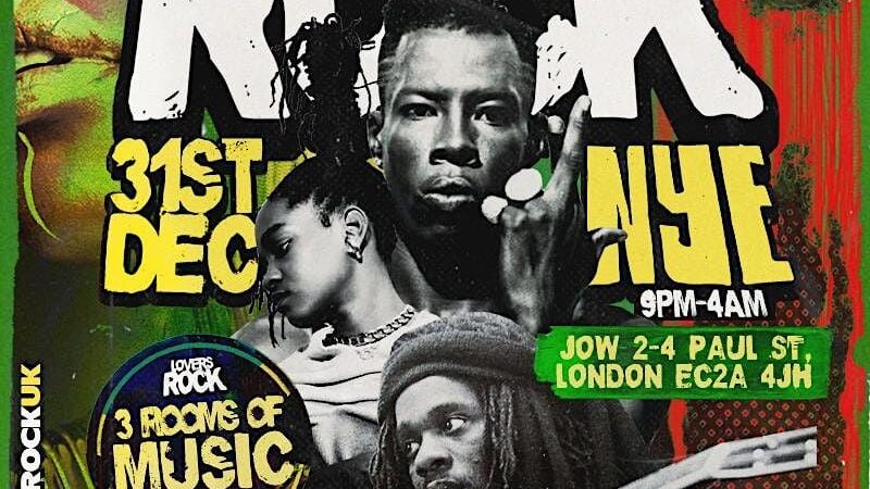 NYE Reggae Event Lovers Rock – ‘Reggae Classics & Dancehall’