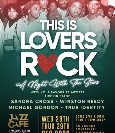 This Is Lovers Rock Part 2 – Reggae Event Dec 2022