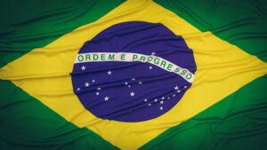 Brazilian flag for Undisputed King Of Football Pele